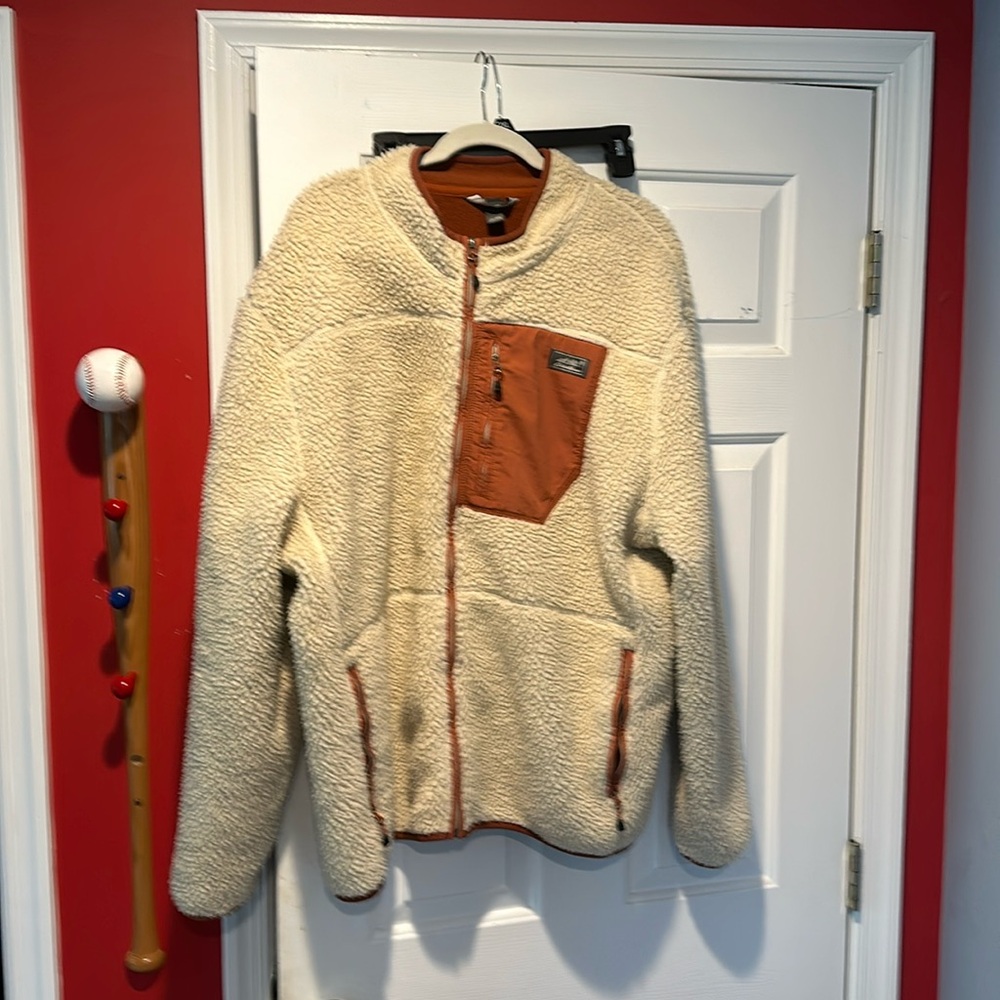 Eddie Bauer Wool Sherpa Jacket